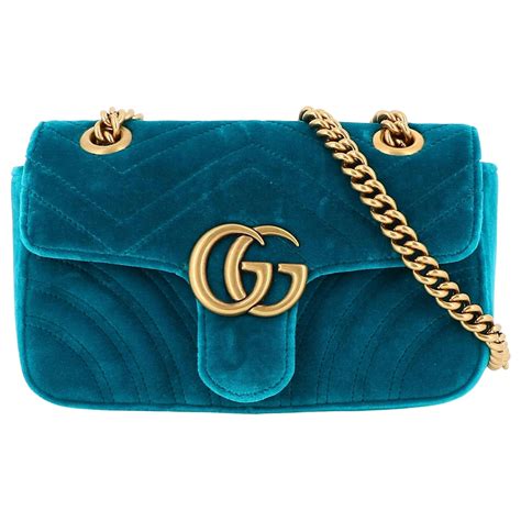 gucci marmont velours bleu|Gucci Marmont bag sizes.